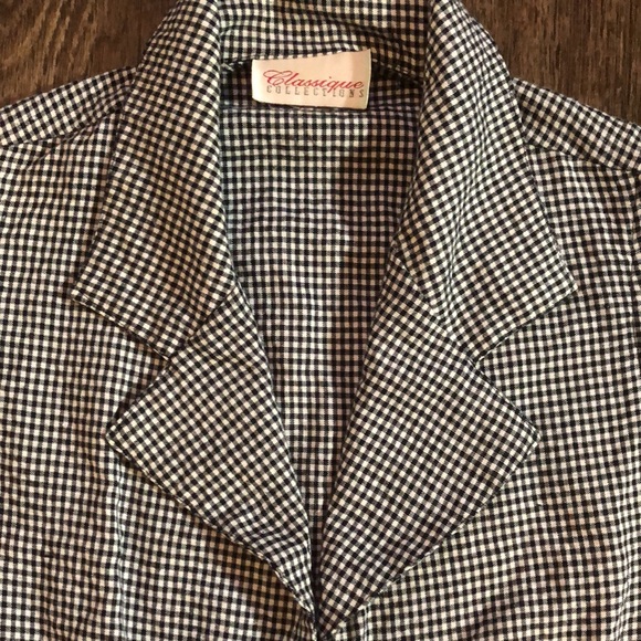 Vintage Checkered Sleeveless Button Down - Picture 10 of 17